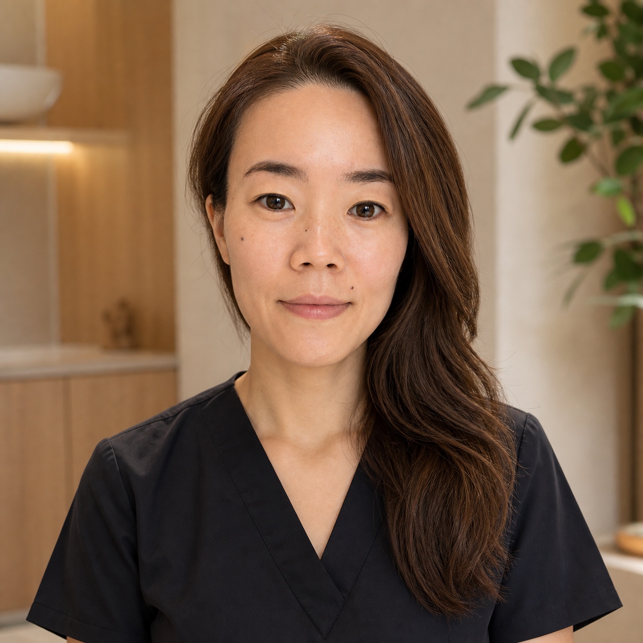 Professional portrait of Eden Go, licensed acupuncturist